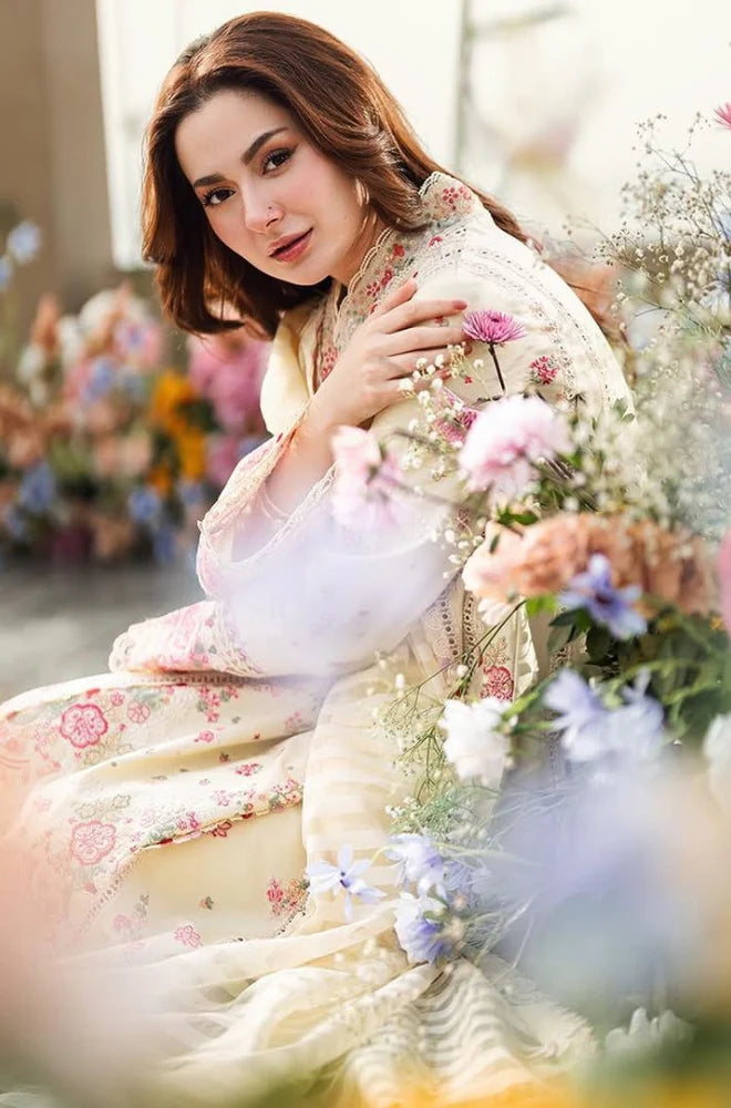 Embroidered Lawn Unstitched 3PC Set | RF1307