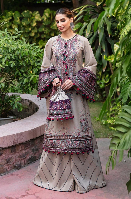 Embroidered Lawn Unstitched 3PC Set | RF1038