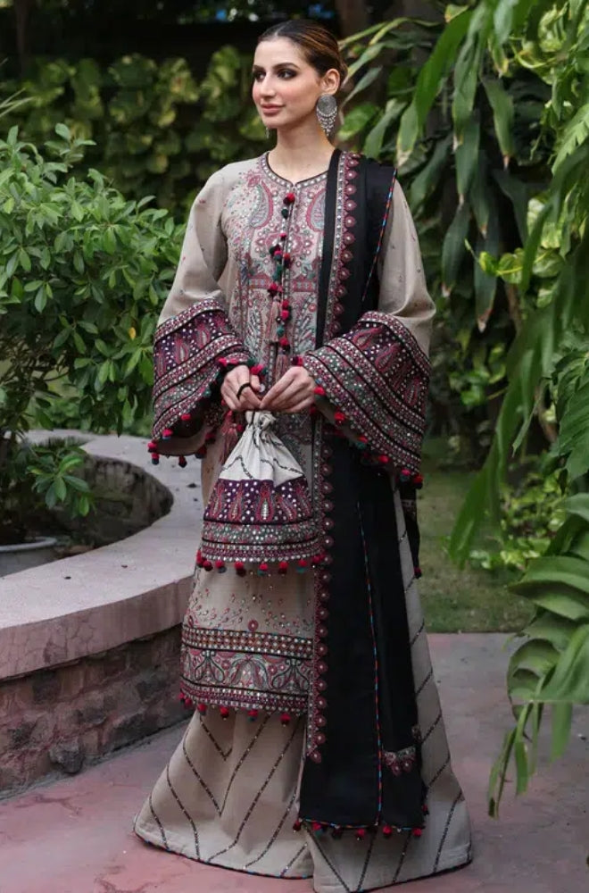 Embroidered Lawn Unstitched 3PC Set | RF1038