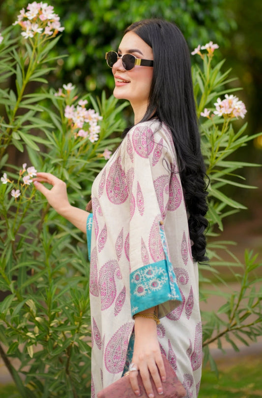 Printed Lawn Unstitched 2PC Set | RF1111