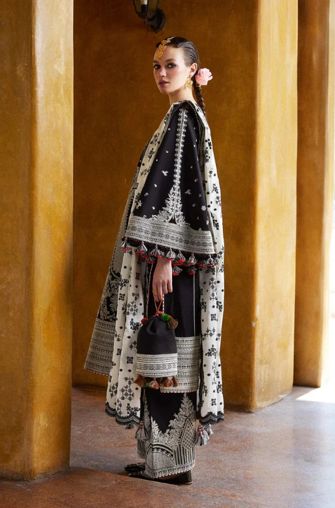 Embroidered Lawn Unstitched 3PC Set | RF1309