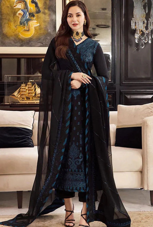 Embroidered Lawn Unstitched 3PC Set | MM1237