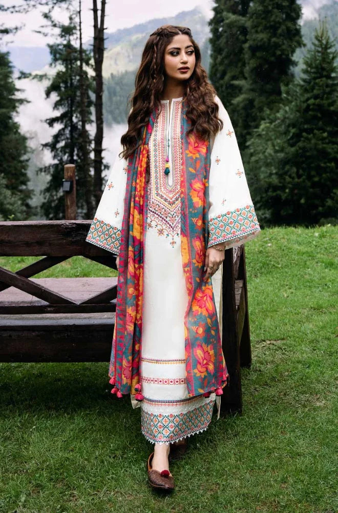 Embroidered Lawn Unstitched 3PC Set | RF1316