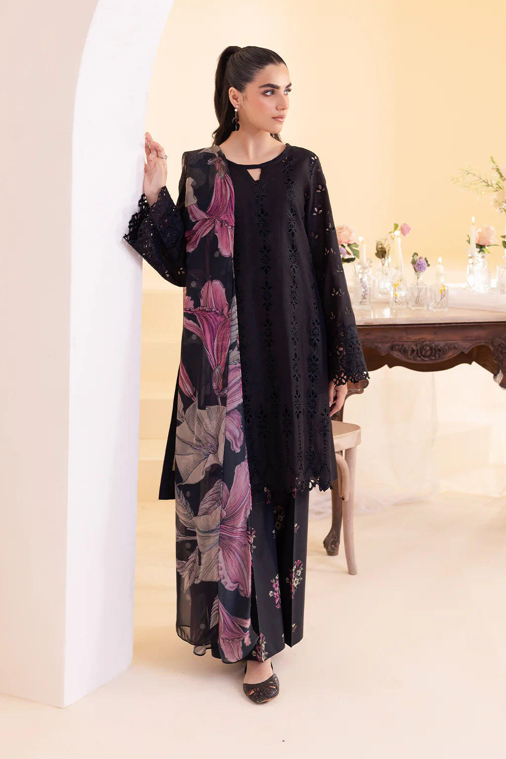 Embroidered Lawn Unstitched 3PC Set | MM1260