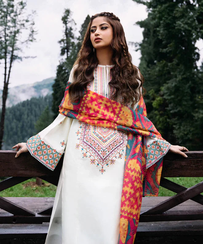 Embroidered Lawn Unstitched 3PC Set | RF1316