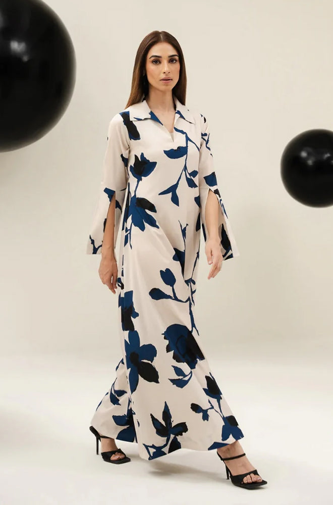 Printed Shamooz Silk Unstitched 2PC Set | RF1211