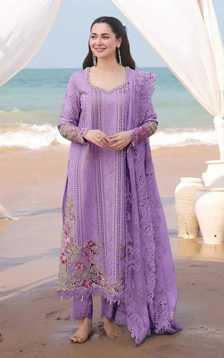 Embroidered Lawn Unstitched 3PC Set | MM1242