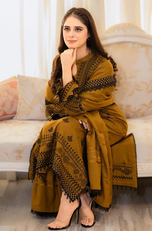 Embroidered Lawn Unstitched 3PC Set | RF1317