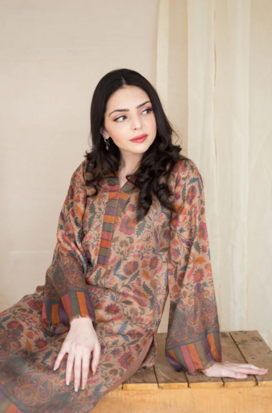 Printed Unstitched 2PC Set | RF1141