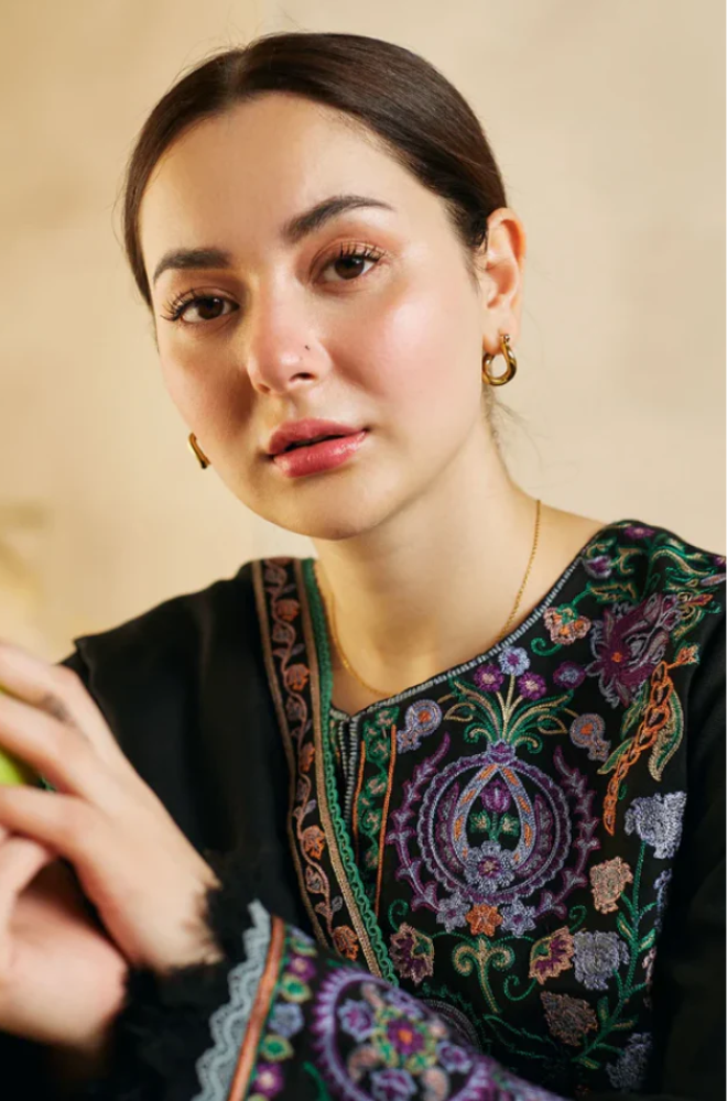 Embroidered Dhanak Unstitched 3PC Set | FS3036