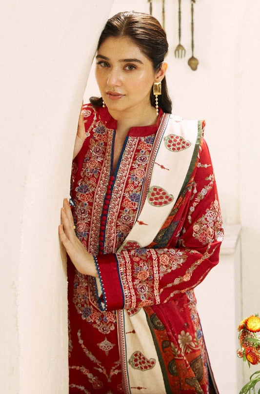 Embroidered Lawn Unstitched 3PC Set | RF1080