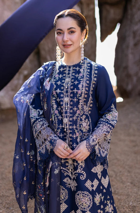 Embroidered Lawn Unstitched 3PC Set | RF1118