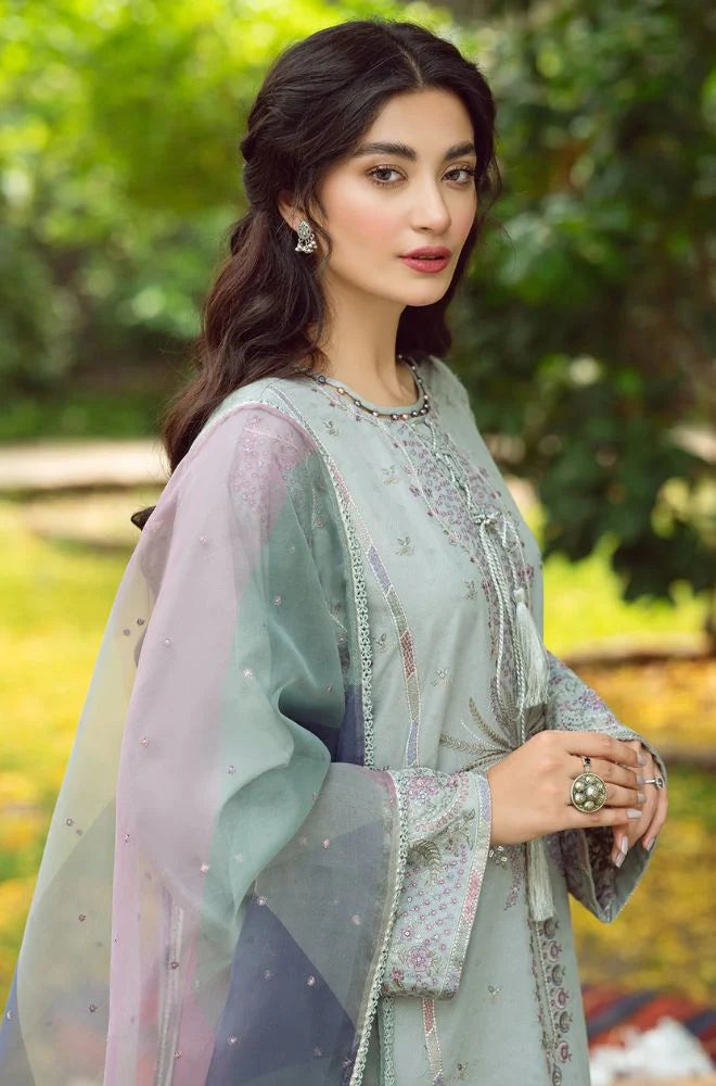 Embroidered Lawn Unstitched 3PC Set | RF0722