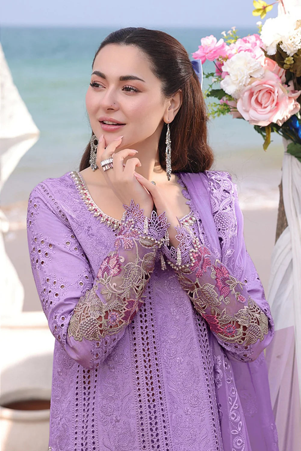 Embroidered Lawn Unstitched 3PC Set | MM1242