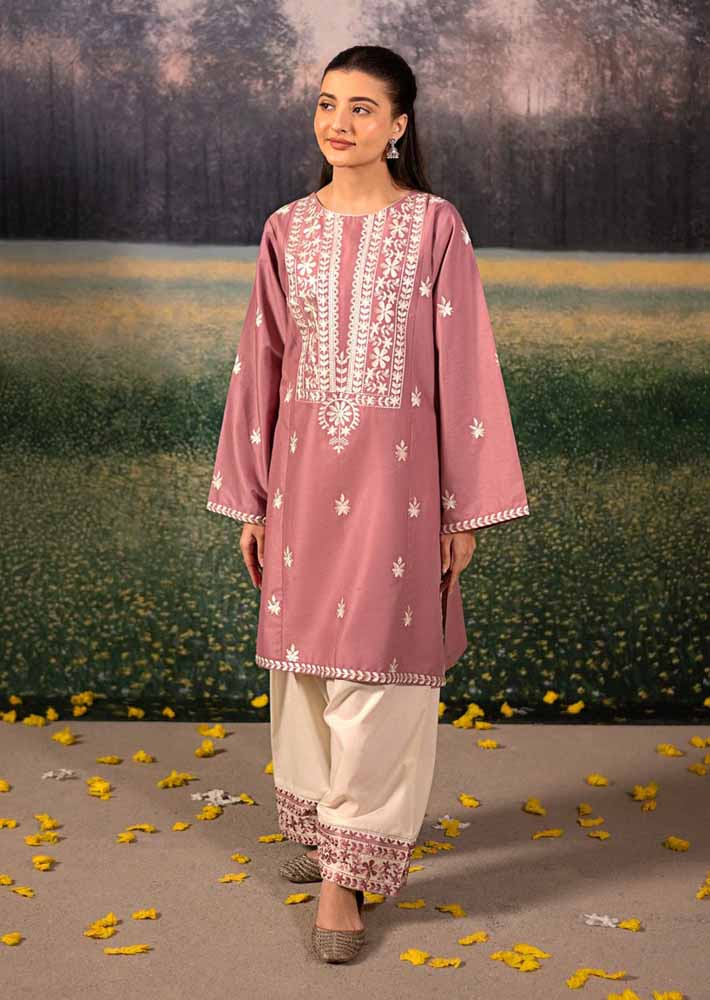Embroidered Dhanak Unstitched 2PC Set | FS3015