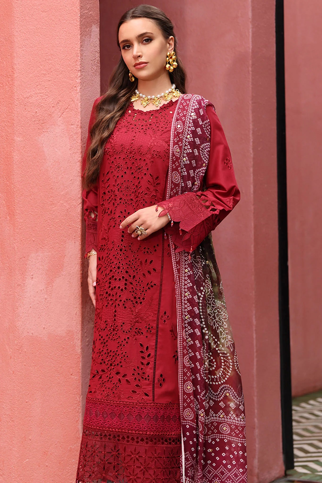 Embroidered Lawn Unstitched 3PC Set | MM1263