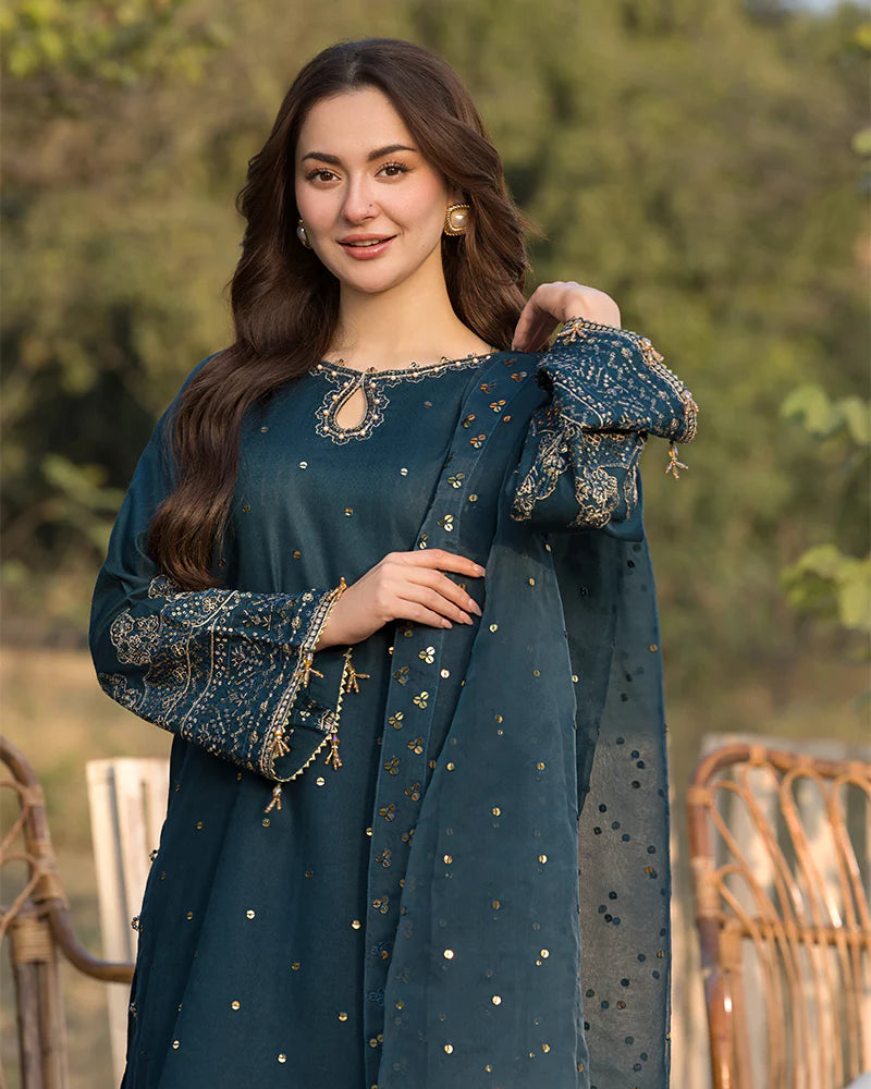 Embroidered Lawn Unstitched 3PC Set | RF1340