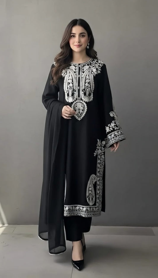 Embroidered Lawn Unstitched 3PC Set | FS7098