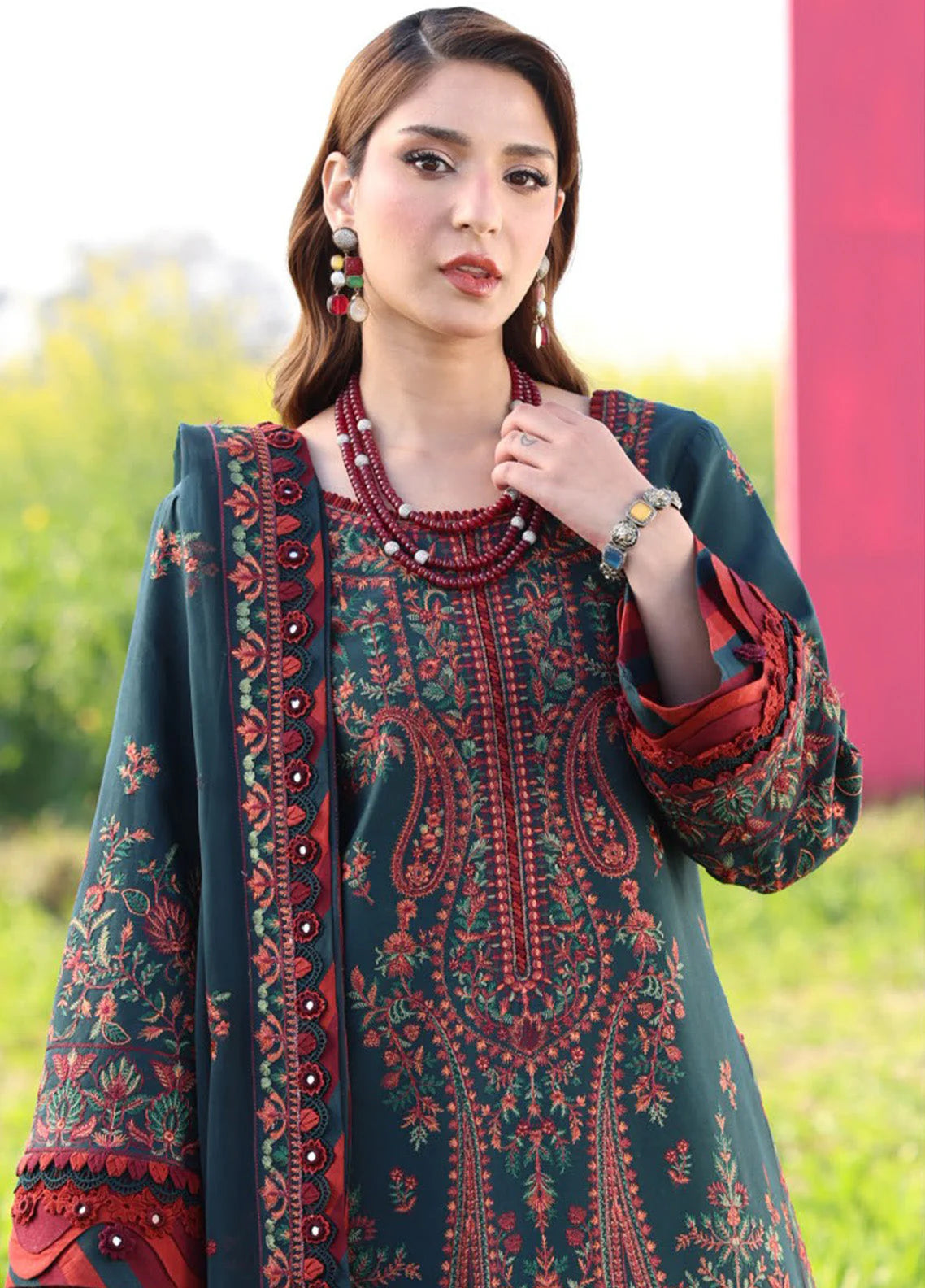 Embroidered Lawn Unstitched 3PC Set | FS1410