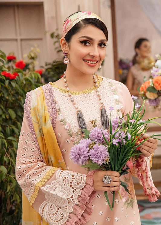 Embroidered Lawn Unstitched 3PC Set | FS7054