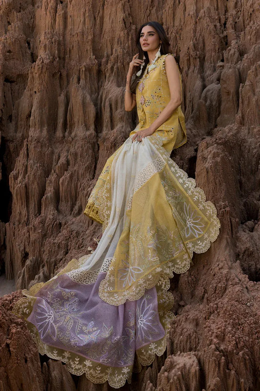 Embroidered Lawn Unstitched 3PC Set | FS7025