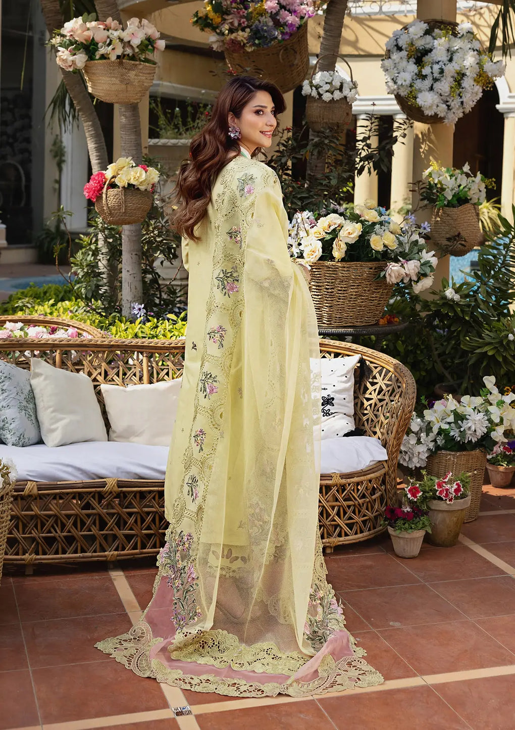 Embroidered Lawn Unstitched 3PC Set | FS7040