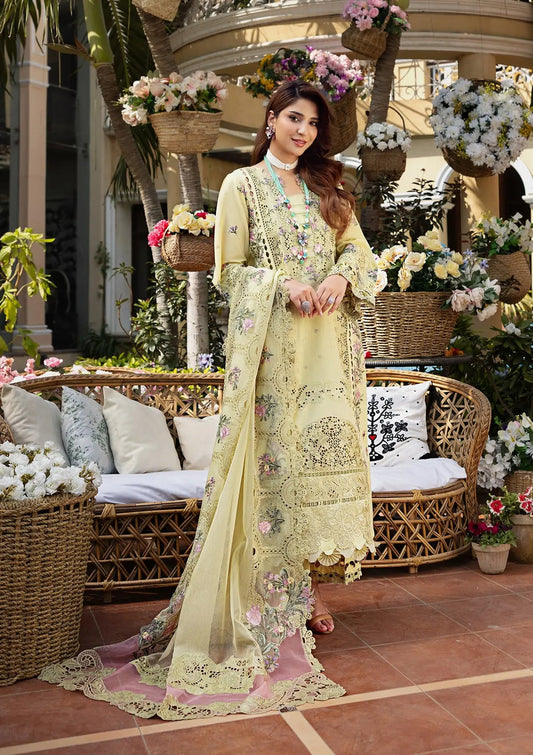 Embroidered Lawn Unstitched 3PC Set | FS7040