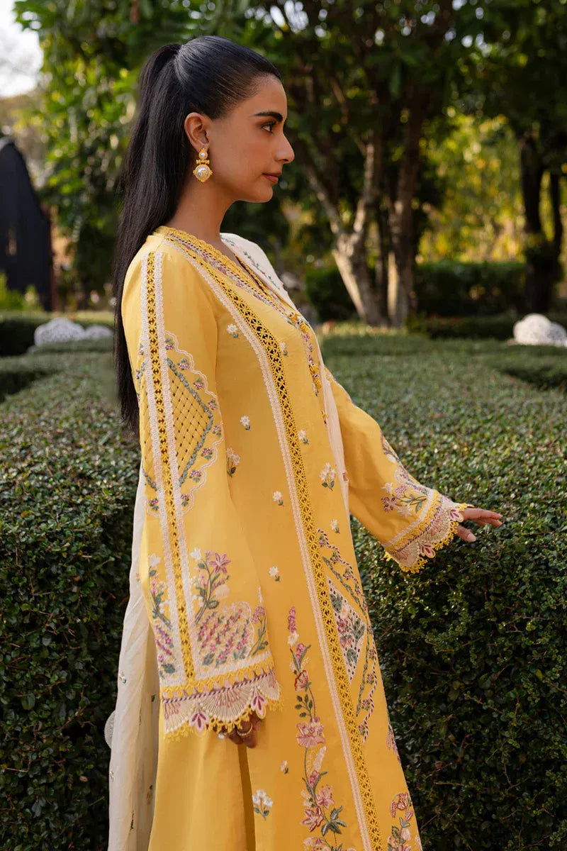 Embroidered Lawn Unstitched 3PC Set | FS7058