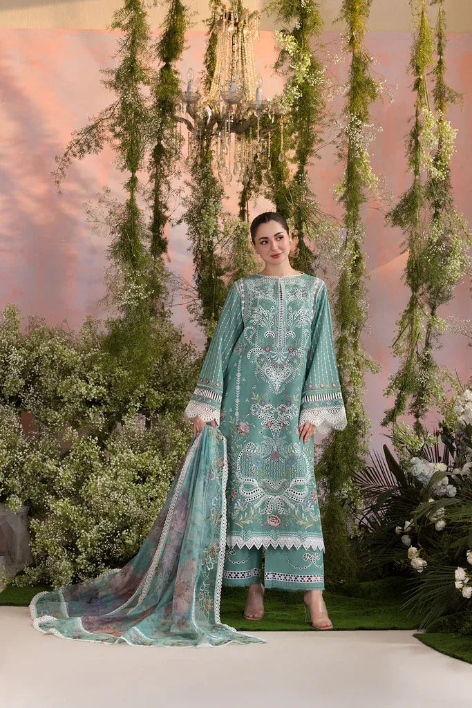 Embroidered Lawn Unstitched 3PC Set | FS7017
