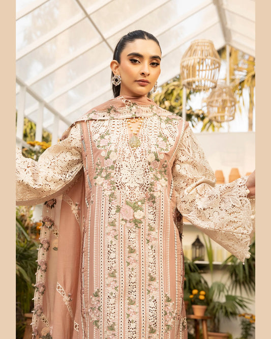 Embroidered Lawn Unstitched 3PC Set | FS7019