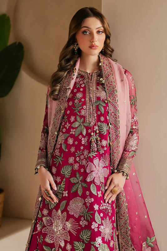 Embroidered Chiffon Unstitched 3PC Set | ER8100