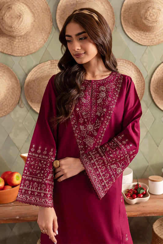 Embroidered Dhanak Unstitched 2PC Set | FS3057