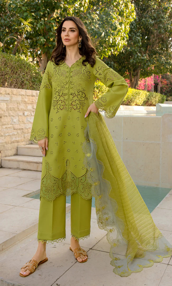 Embroidered Lawn Unstitched 3PC Set | RJ7115