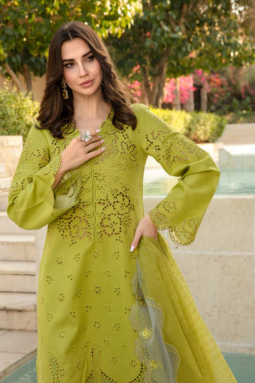 Embroidered Lawn Unstitched 3PC Set | RJ7115