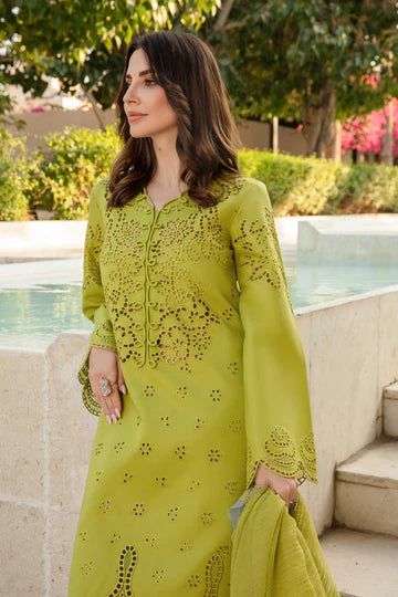 Embroidered Lawn Unstitched 3PC Set | RJ7115