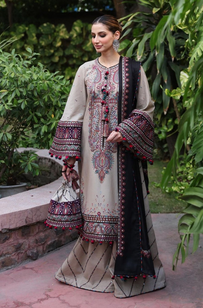 Embroidered Lawn Unstitched 3PC | RF1038