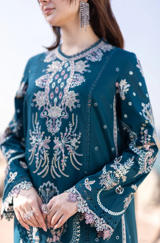 Embroidered Lawn Unstitched 3PC Set | RF1119