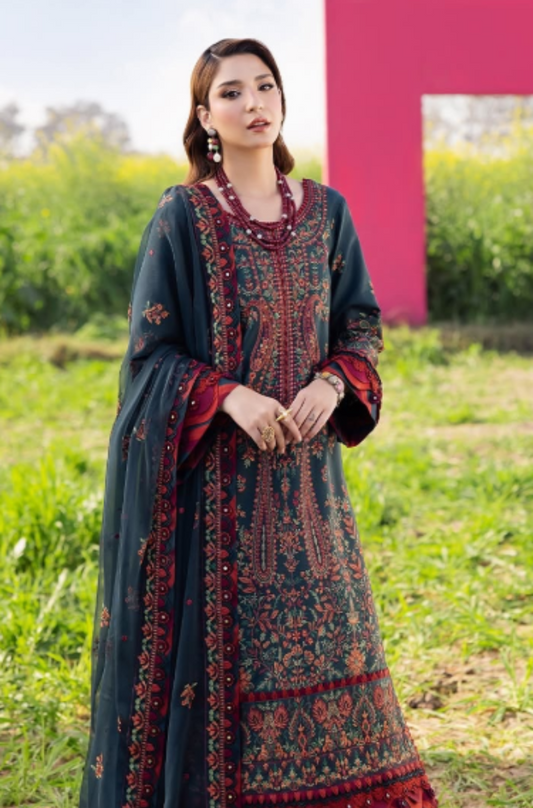 Embroidered Lawn Unstitched 3PC Set | FS1410