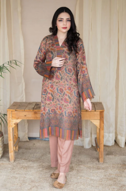 Printed Unstitched 2PC Set | RF1141