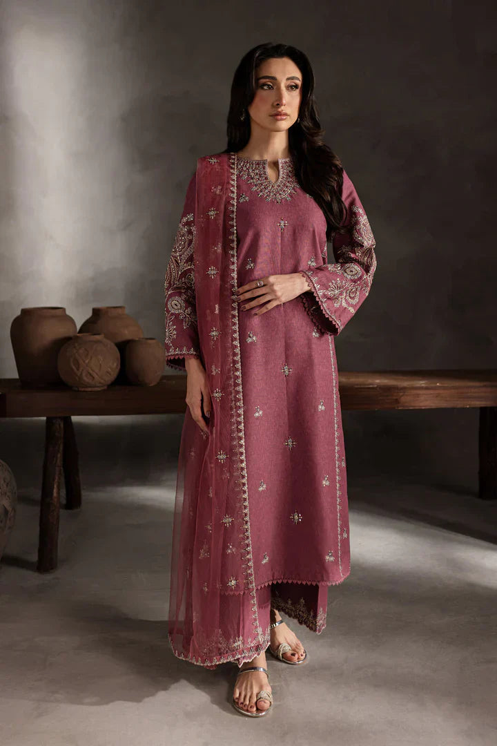 Embroidered Lawn Unstitched 3PC Set | AM7120