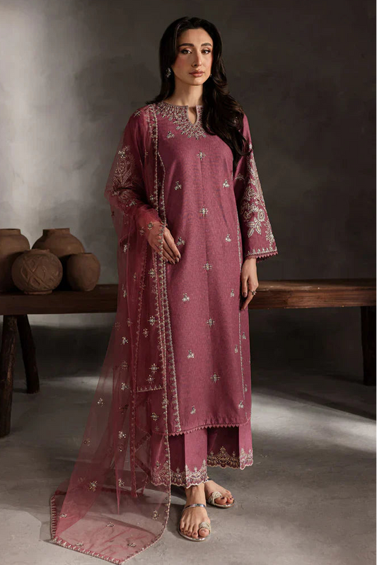 Embroidered Lawn Unstitched 3PC Set | AM7120