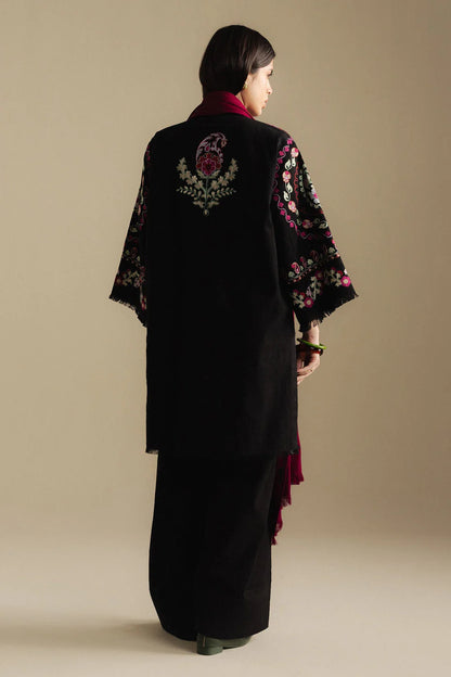 Embroidered Dhanak Unstitched 3PC Set | FS3115