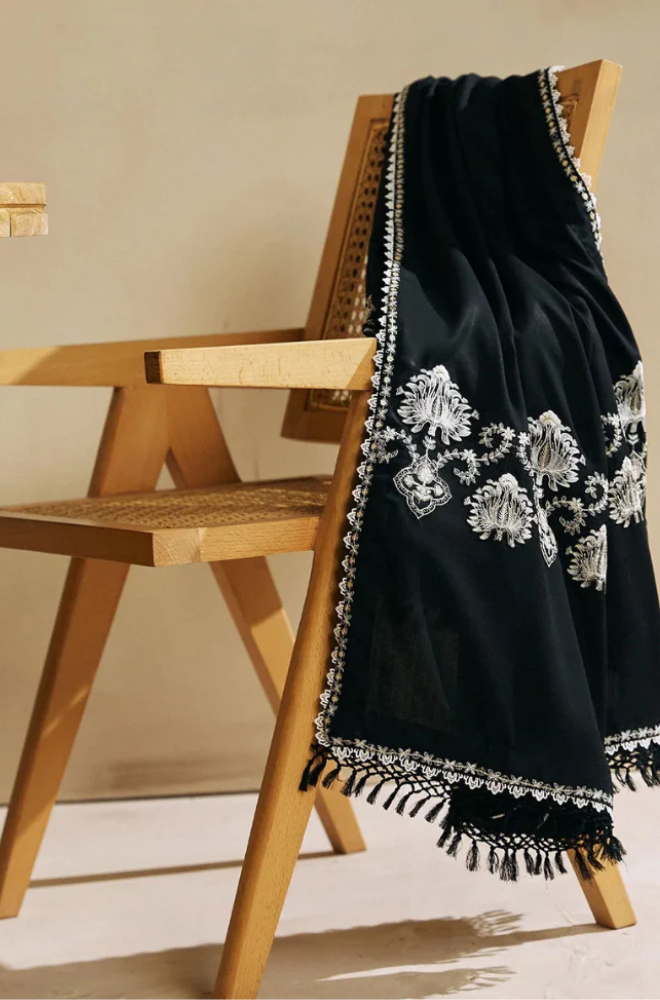 Embroidered Dhanak Unstitched 3PC Set | FS3037