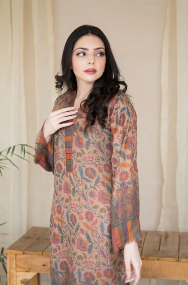 Printed Unstitched 2PC Set | RF1141