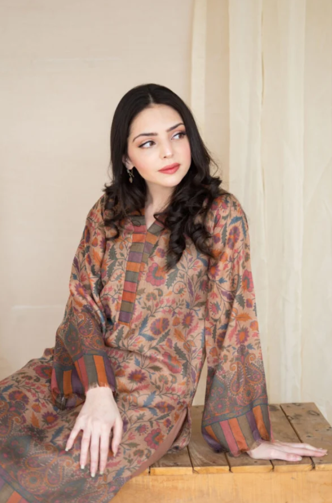 Printed Unstitched 2PC Set | RF1141