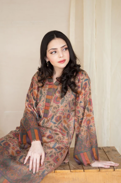 Printed Unstitched 2PC Set | RF1141