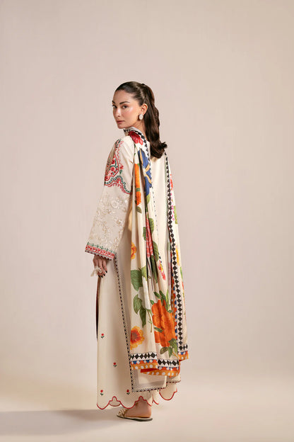Embroidered Lawn Unstitched 3PC Set | AM7118