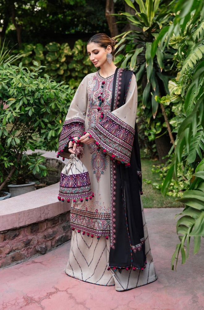 Embroidered Lawn Unstitched 3PC | RF1038