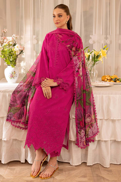 Embroidered Lawn Unstitched 3PC Set | RJ7113