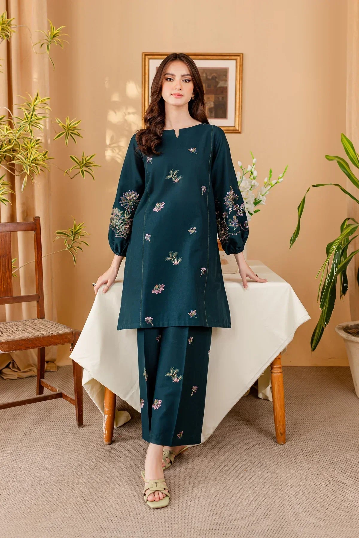 Embroidered Lawn 2PC Set-FS7109